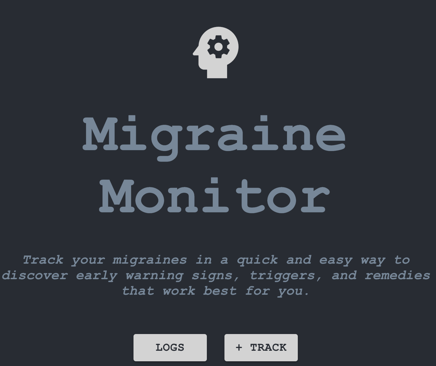 Migraine Tracker